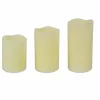 3-teiliges LED-Kerzenset – Flackereffekt – Wachs 7