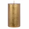 Stumpenkerze – Metallic Messing – 12 Cm 5