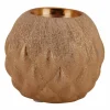 Teelichthalter – Champagner – Kugel 5