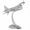 Deko-Flugzeug – Silber – Aluminium 5
