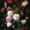 Leinwandbild BLUMEN IN DER VASE – Schwarz-bunt – 50 X 70 Cm 7